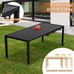 9-Piece Expandable Patio Dining Set for 8