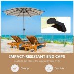 9FT Lyon Outdoor Patio Umbrella with Tilt & Crank