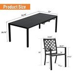 9-Piece Expandable Patio Dining Set for 8