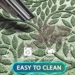 Durable Non-Slip Outdoor Welcome Mat - Green 17"x30