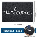 Funny Welcome Mat for Outdoor or Indoor Use
