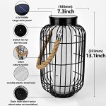 Pearlstar Large Solar Lantern for Outdoor Spaces