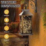 Solar Lanterns - Vintage LED Fairy Lights, 2 Pack
