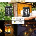 Ollivage Solar Lanterns for Outdoor Spaces (2 Pack)