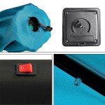 Blissun 7.5ft Solar LED Light Patio Umbrella