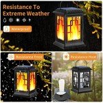 Ollivage Solar Lanterns for Outdoor Spaces (2 Pack)