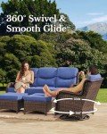 HILLGA 5-Piece Luxury Outdoor Patio Furniture Set
