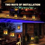 Ollivage Solar Lanterns for Outdoor Spaces (2 Pack)