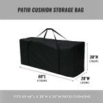 Extra Large Waterproof Patio Cushion Storage Bag