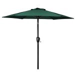 7.5' Green Patio Umbrella for Outdoor Use