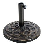 Bronze 21 Pound Umbrella Base for Patio Furniture
