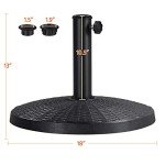 Heavy Duty 18" Round Outdoor Umbrella Base