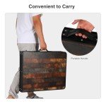 REDCAMP Folding Camping Kitchen Table with Storage