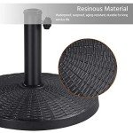 Heavy Duty 18" Round Outdoor Umbrella Base