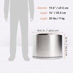 Solo Stove Bonfire 2.0 - Portable Smokeless Fire Pit