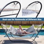 Heavy-Duty Outdoor Hammock Stand - Fits 9.5 to 14 Feet