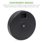 Round Fillable Umbrella Base Stand for Patios