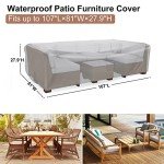 Waterproof Patio Furniture Set Cover - Heavy Duty