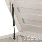 175 Gallon Outdoor Deck Box with Wheels