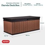 Keter Darwin 100 Gallon Outdoor Storage Box