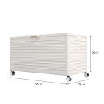 175 Gallon Outdoor Deck Box with Wheels