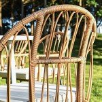 6-Piece Outdoor Rattan Patio Dining Set