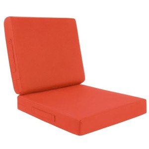 Waterproof Outdoor Chair Cushions with Ties, Set of 2