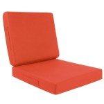 Waterproof Outdoor Chair Cushions with Ties, Set of 2