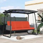 Waterproof Outdoor Chair Cushions with Ties, Set of 2