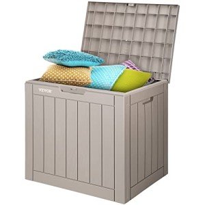 VEVOR 31 Gallon Waterproof Outdoor Storage Box