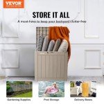 VEVOR 31 Gallon Waterproof Outdoor Storage Box