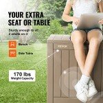 VEVOR 31 Gallon Waterproof Outdoor Storage Box