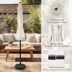 Deluxe 7.5ft Patio Umbrella with Tilt and Crank