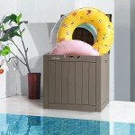 VEVOR 31 Gallon Waterproof Outdoor Storage Box