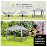 CROWN SHADES 13x13 Pop Up Gazebo Canopy Tent