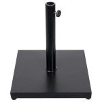 Heavy Duty Black Square Umbrella Stand - 42lbs