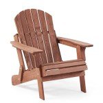 Oversized Wooden Folding Adirondack Patio Chair