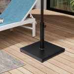 Heavy-Duty 40lb Patio Umbrella Base Stand