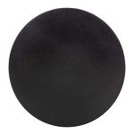 Athena Black Modern Concrete Round Accent Table