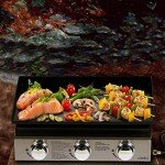 BIG HORN OUTDOORS 3-Burner Portable Gas Grill