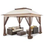 COOS BAY 11' Pop-Up Gazebo Tent with Netting