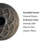 Bronze 21 Pound Umbrella Base for Patio Furniture