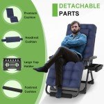ZENPETIO 26" Zero Gravity Lounge Chair with Cushion