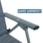 Oversized Padded Folding Rocking Camping Chair