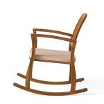 Acacia Rocking Chairs Set with Cushions, Teak