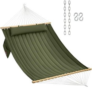 CHULIM Double Quilted Outdoor Hammock for Two