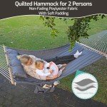 CHULIM Double Quilted Outdoor Hammock for Two