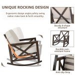 Natural Expressions 3-Piece Rocking Bistro Set