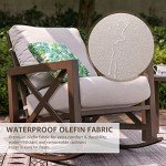 Natural Expressions 3-Piece Rocking Bistro Set