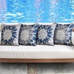 Set of 4 Waterproof Outdoor Pillow Covers - 18x18